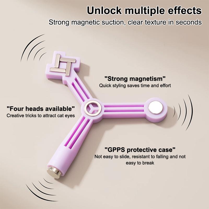 4 In 1 Multifunctional Five-Pointed Star Cat Eye Nail Art Magnetic Stick Suitable For Uv/Led Gel Nail Polish Magnet Strong