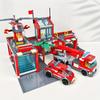 Urban Area High-Quality Fire Space Facility High-Quality Building High-Quality Blocks Collection Kit High-Quality With High-Quality Helicopter