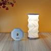 Faltbare Papierlaterne Tragbares Nachtlicht Dimmbare Schreibtischlampe Weihnachtsgeschenk für Schlafzimmer Wohnzimmer Nachttisch Schreibtisch Dekoration Licht