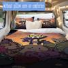 Cartoon Owls and Monsters Pattern Bedding,Quilt Set Quilt Cover Pillowcase Home Birthday Gift (1*duvet cover+2*pillowcase,without core)ZSJT0917245