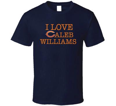 I Love Caleb Williams Football Fan T Shirt