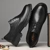 Klassische handgefertigte Herren Oxford Schuhe Echtleder Herren Business Formell Slipper Luxusmarke Herren Freizeitschuhe Atmungsaktive Derby Schuhe
