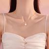 Fugitive Princess Pearl Bow Pendant Necklace - 2025 Light Luxury Clavicle Choker for Women.