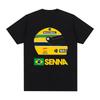 Ayrton Senna Vintage T-shirt Racer Fashion Brazilian Y2k Cotton Men Summer Fashion T Shirt New TEE TSHIRT Womens Tops