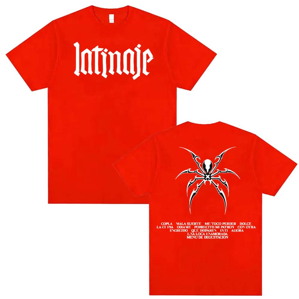 

Singer CAZZU Latinaje Album Tour 2026 Tshirt Unisex Women Fashion Aesthetic Short Sleeve T Shirts Summer High Quality Tops Unisex M