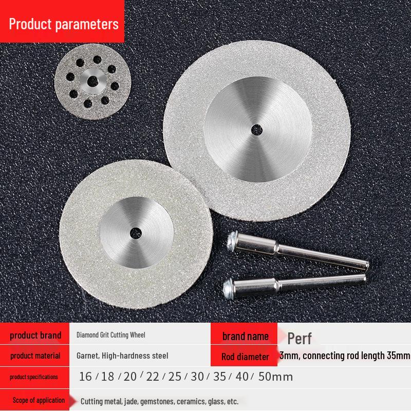 Diamond Blade for Jade, Ceramic, and Glass Cutting - Toothless Saw for Grout Cleaning and Gap Filling with Electric Grinder