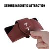 Car Sticker Tesla 1/2Pcs Car Glasses Clip Sun Visor Sunglasses Leather Storage Case For Tesla Model 3 Y S X Roadster Cybertruck