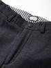 IKALOOK Daily & Office Warm Elastic Waist Fleece Pants Cpt175