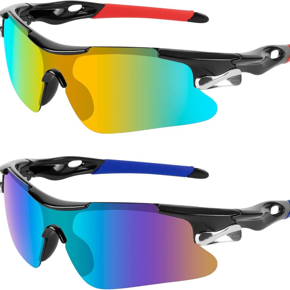 

Vintage sunglasses men polarized sports glasses bicycle glasses driver glasses women, UV 400 protective glasses unisex fashionable for outdoor sports Pack of 2