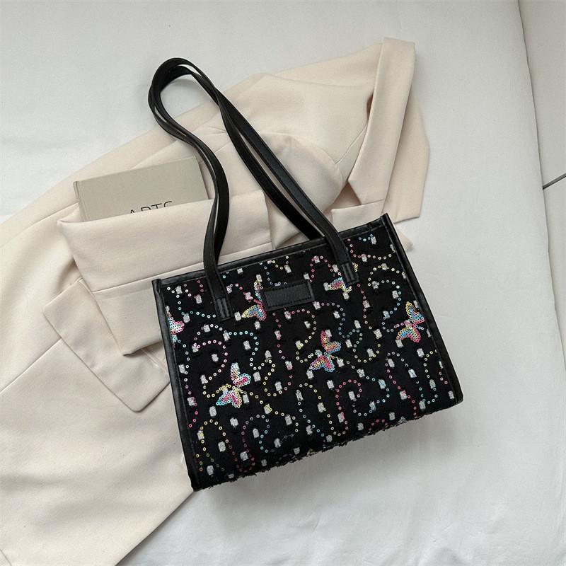 

Versatile Large Capacity Crossbody Tote Bag For Women Perfect For Daily Use чёрный