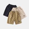 Children's Cropped Pants Summer Clothes Boys' Embroidered Casual Shorts Korean Baby Loose Shorts