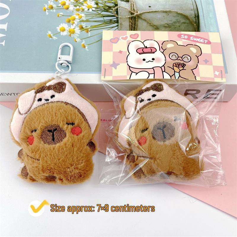 

Подвеска-шарм «Капибара»: Милые головные уборы Sanrio и детские аксессуары