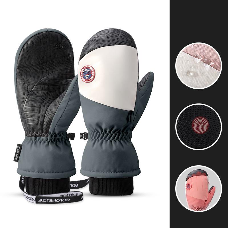 Gants D'hiver Tactiles Pour Homme Et Femme - Doublure Polaire, Poignets Renforcés, Anti-dérapants, Pour Sport Et Plein Air - 5