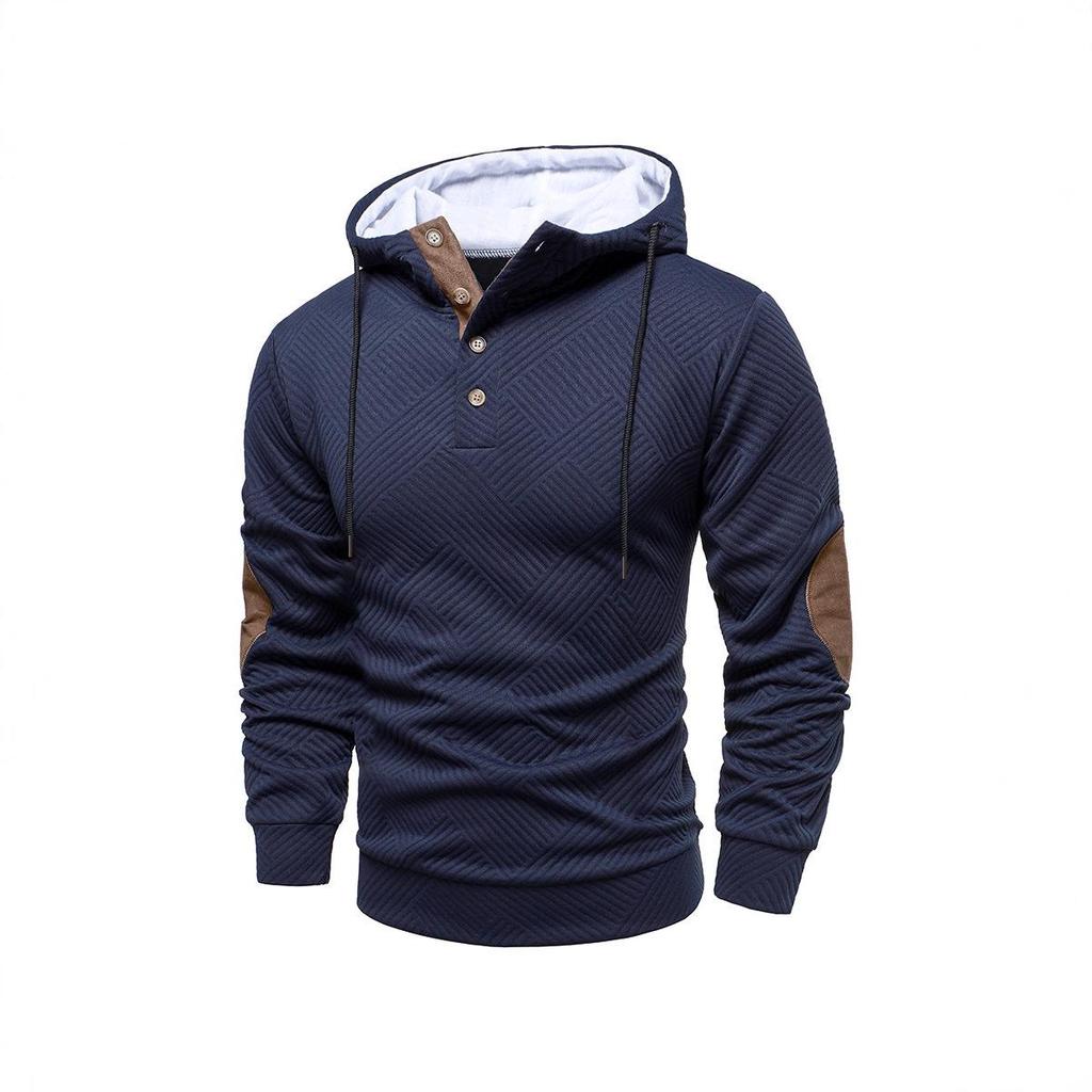 Men's Trendy Loose Hooded Casual Pullover Sweatshirt
