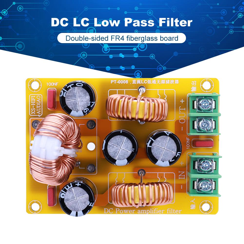 DC LC EMI Elektromagnetischer Störfilter 2A 4A 10A 20A Tiefpass Elektromagnetische Störung Modul 50V für Radioverstärker