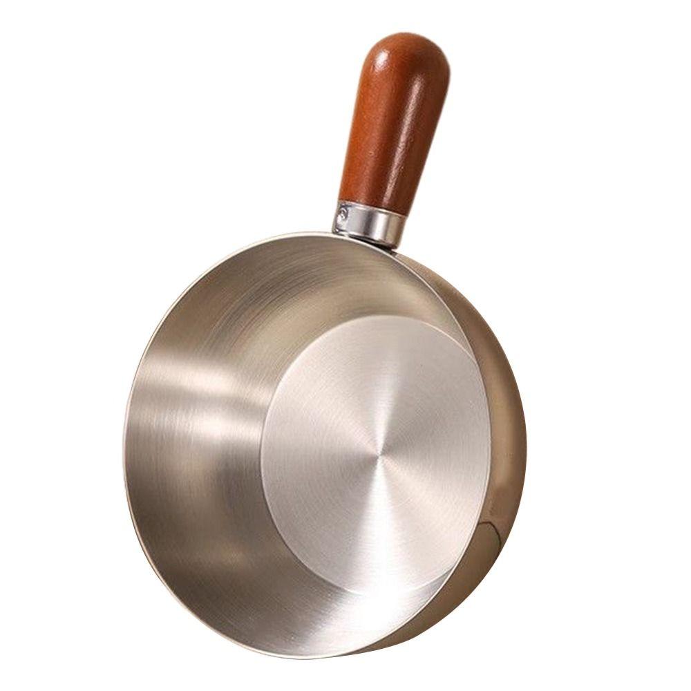 304 Stainless Steel Small Cookware Removable Handle Bowl Mixing Bowl Simple Salad Bowl  Universal