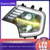 Sinotruk Howo T7H A7 T5G TX Full LED Bi-LED Headlight Assembly with Sequential Turn Signal