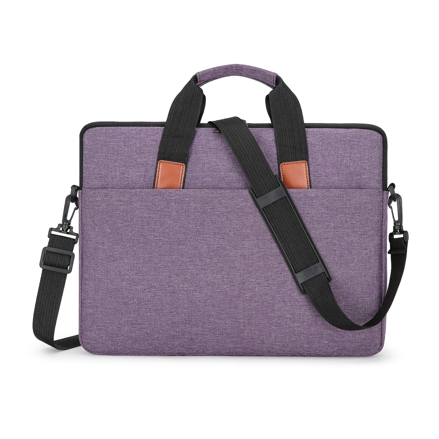 Sacoche pour ordinateur portable 13,3 14,1 15,6 pouces Housse pour ordinateur portable Pour Macbook Air Pro Imperméable Portable Sac de transport de voyage Ordinateur For 13-13.3 Inch violet