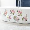 Floral Pattern Bathtub Appliques, Waterproof Non-Slip Bathtub Sticker, Bathtub Wall Decals, Bathroom Toilet Decorative Adhesive