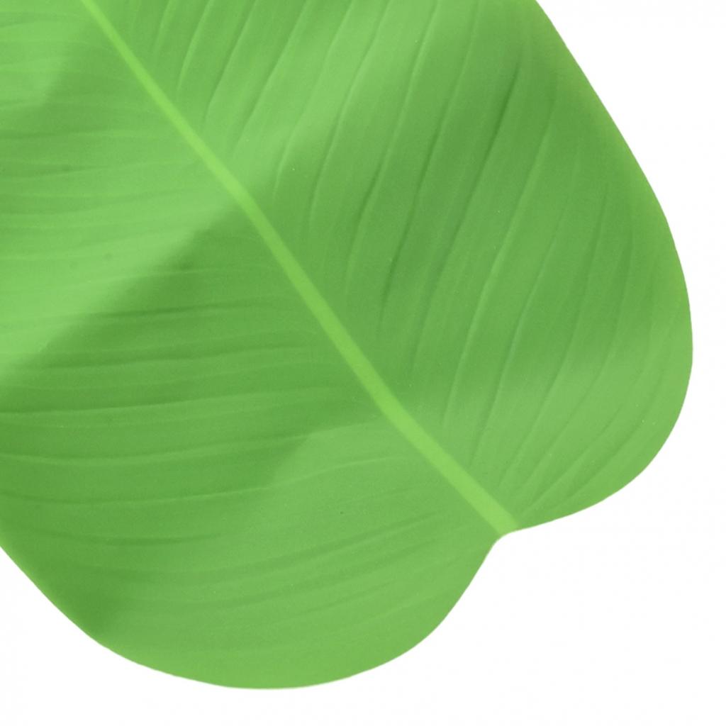 Simulation Banana Leaf Table Decoration Table Flag Banana Leaf
