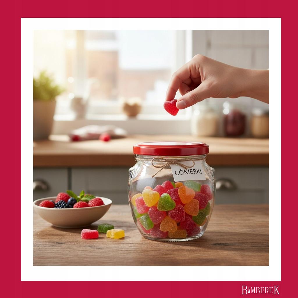 AMFORA Jar 520ml with Lid Fi82 For Honey Jam Preserves Gift Twist