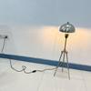 Decorative Chrome Table Lamp With Chrome Shade Mid Century Modern Lighting Lamps