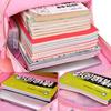 Cute Cartoon Schoolbag for Girls Lightweight Backpack Children Bag School Bag Splashproof Shoulder Bag School Supplies  Purple