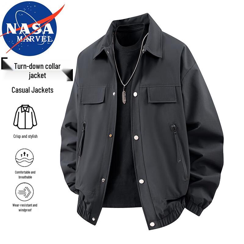 Men's NASA MARVEL Loose Fit Spring/Autumn Casual Jacket
