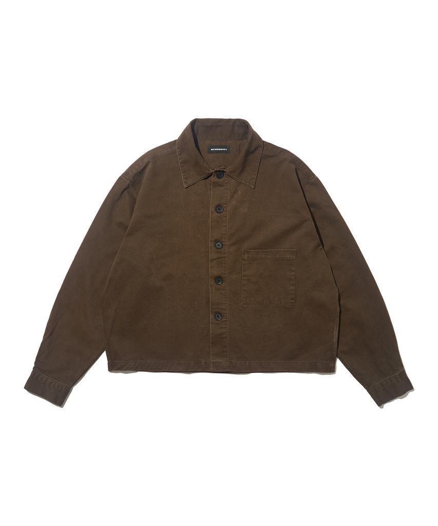 OTHERFITS Kationisch gewaschene Arbeitsjacke (Braun)
