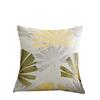 Same Style Jacquard High-precision Bedside Cushion Soft Package Geometric Leaf Square Cushion Leather Pillowcase Pastoral Style