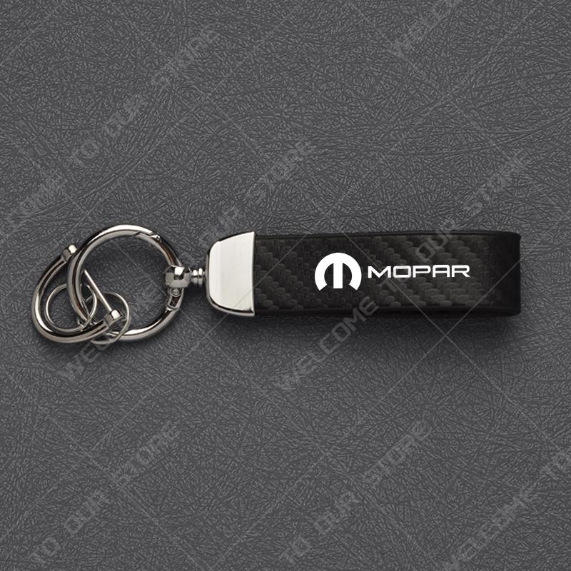 1 sztuka Dla Logo Mopar Ram Charger Chrysler Cherokee Journey Brelok w Stylu Włókna Węglowego Brelok do Kluczy Samochodowych Breloczek ze Stopu Cynku Dekoracja