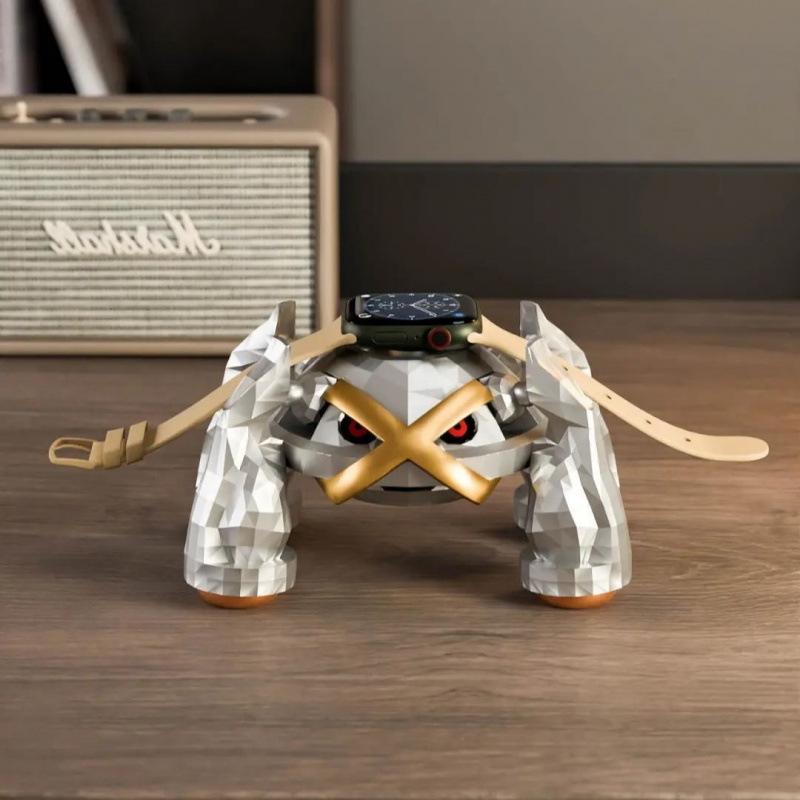 

Metagross Pokémon Wireless Charger & Watch Stand: Desktop Ornament Gift Metagross Watch Stand - Apple