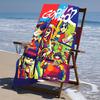 Beach Towel with G-Gorillaz Band Pattern - Soft,absorbent,machine Washable Lightweight&Modern,swimming,Travel Essentials