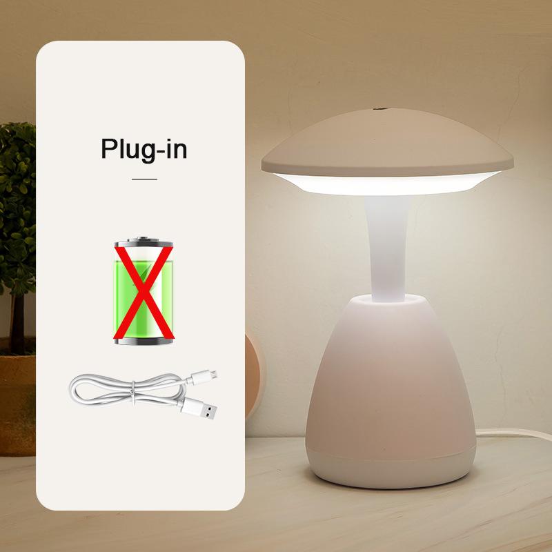 

Светодиодная маленькая настольная лампа в форме гриба, портативная USB-зарядка с регулируемой яркостью, лампа с цветочным бутоном, прикроватная лампа для спальни