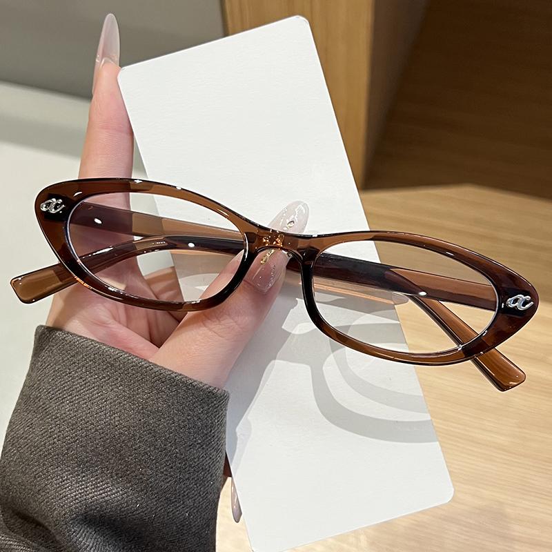 Retro New Oval Plastic Anti Blue Light Glasses for Men and Women Fashion Trendy Reading Glasses