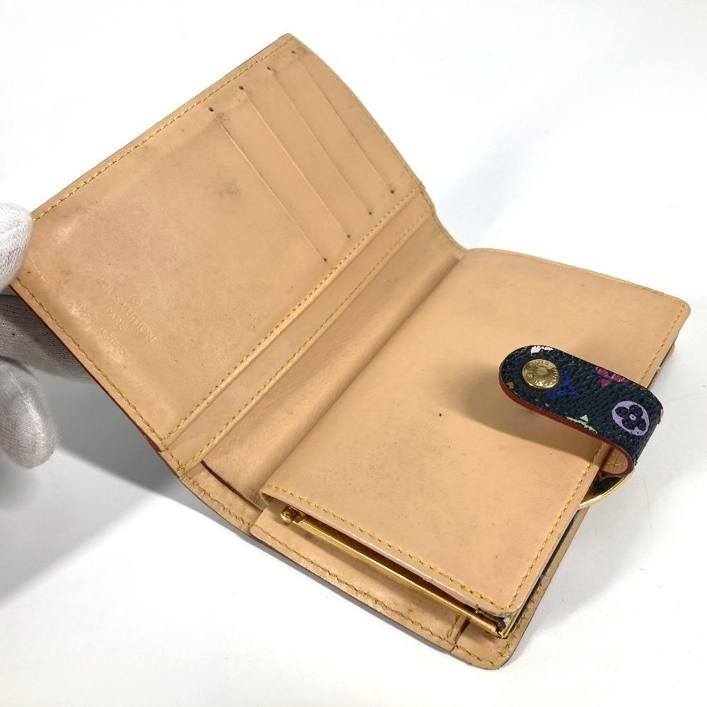 Louis Vuitton M92988 MonogramMulticolore Porte Monet Viennois Compact Wallet