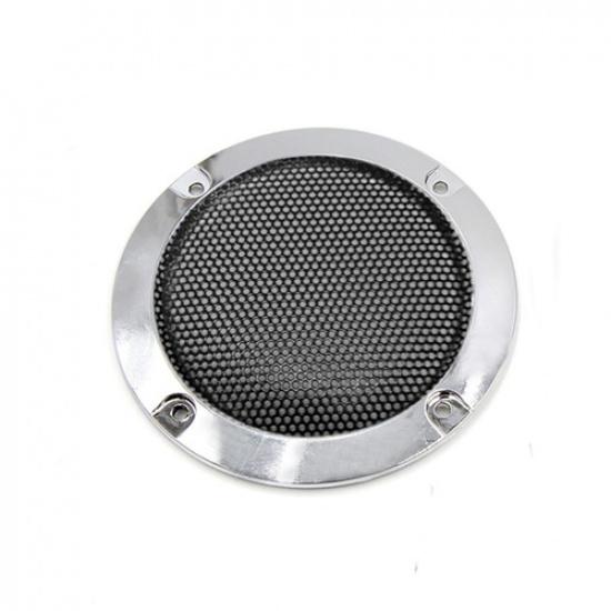 2Pcs 3 Inch Chrome Plating Car Audio Woofer Subwoofer Cover Protector Grill