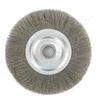 5 Inch Wire Wheel Abrasive Wire Wheel For Surface Preparation Peeling Polishing High Efficiency Metal Deburring
