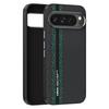 ABEEL For Google Pixel 10 Pro XL Case PC+TPU+Aluminum Alloy+PU Leather Phone Cover Compatible with MagSafe