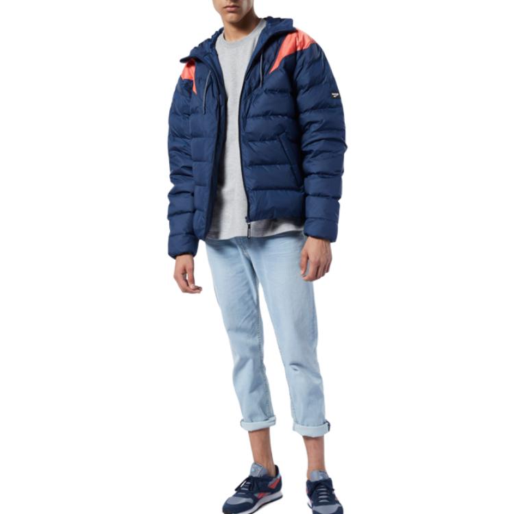 Reebok Down Jackets Men`s Dark Blue