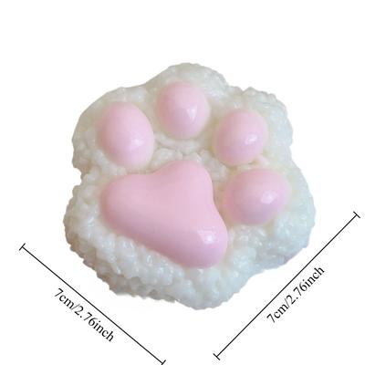 New Cute Rice Paw Squeeze Toys Squishy Stress Relief Decompression Toy Pink Pinching Release Hand Fidget Toy Birthday Gift