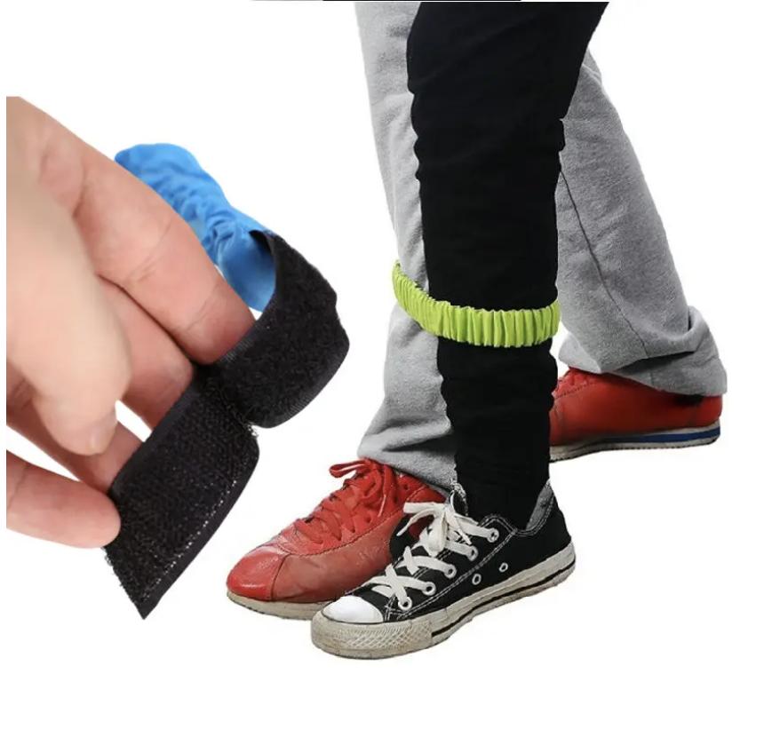 2-person 3-Foot Team Game Elastic Push Rod Multi Person Outdoor Sport Toy Foot Binding Rope Prop Game Elastic Band Collaboration