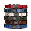 Personalisierte Hundeleine und Halsband Set Nylon Hundehalsbänder Mit Leine Verstellbares Haustierhalsband für Kleine Große Hunde Langlebig