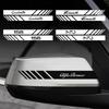 UHNPV1 TFLGX1 2PCS Car Side Rearview Mirror Body Decoration Sticker Decal Styling For Alfa Romeo TZ3 Sportiva Stelvio 147 156 Auto Accessories