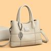 Simple and Fashionable Single-shoulder Bag with Multiple Pockets and Large Capacity. Handbag or Crossbody Bag.