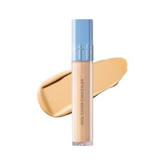 TFIT Idol Cover Concealer 6.5g Acne Scar Skin Roughness Dark Circles Redness Spots Collector W02 Almond Butter That Balances Color Unevenness Specific