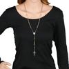 6mm Rosary Bead Necklace Catholic Necklace with Jesus Christ for Cross Pendant
