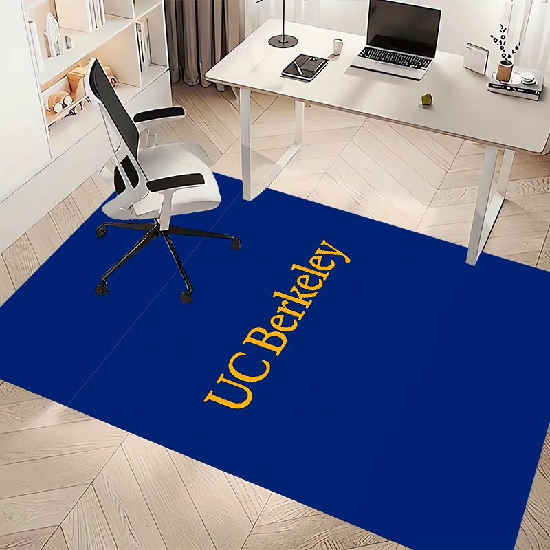 UC Berkeley Printed Absorbent Washable Carpet, Non-Slip Bathroom Mats, Kitchen Rugs, Yoga Mat,Living Room Entrance, Camping Picnic Rugs