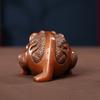 Copper Golden Toad Ornament Home Living Room Office Desktop Lucky Beast Three-Legged Toad Craft Mini Small Ornament