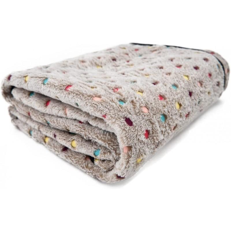Soft Coral Fleece Pet Blanket Dogs Cats Warm Bed Mat Cozy Sleeping Pad